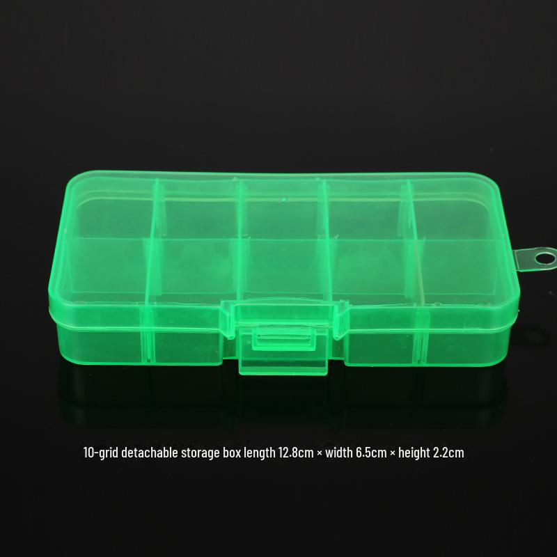 Multifunctional Clear Plastic Storage Box for Jewelry and Accessories