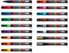 Mitsubishi Pencil Uni Posca Sign Fine Round Pack of 10 Water-Based Pens, Point, Tip, Blue, PC3M.33,