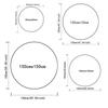 1pc Eagle Eye Mandala Office Round Area Rug, Indoor Mat Suitable For Office, Under Office Chairs Bedroom Living Room Home Decor, Room Deco