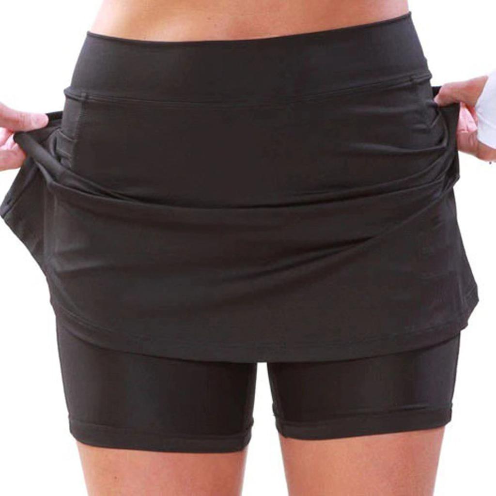 Elastische Yoga-Culottes für Damen Farbe Sportshorts Leicht Hohe Taille Skinny Jogginghosen