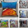 Hot Chili PPeppers Band Cushion Cover Soft Plush Fabric DoubleSided Printed Sofa Cushion Cover for All Seasons Home Decor Gift