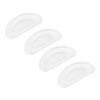 20 Pairs Silicone Material Mini Glasses Nose Pads Transparent White Air Cushion Design Non Slip Nose Pads Eyeglasses Nose Pads