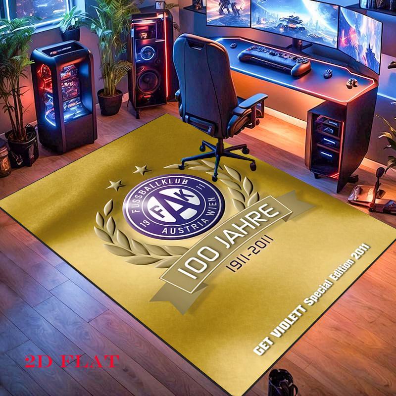 FK Austria Wien  Carpet Rug for Living Room Bedroom Home Sofa Decoration,Kids Play Nonslip Floor Mat