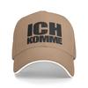 ICH KOMME LOGO Baseball Cap  Unisex Men Design Trucker Hat Summer Casual Running Hippie High Quality Baseball Caps