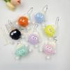 Adorable Big-Eyed Coal Ball Plush Keychain for Girls' Bag Decoration