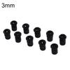 10/20/40pcs Black Plastic Lamp Bases LED Lamp Diode Holder Black Clip Bezel Socket Mount 3mm/5mm/8mm/10mm