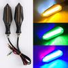 Dual-Color Sequential Turn Signal 12V LED Daytime Running Light for Motorcycle Modification