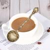 Coffee Spoon Carved Teaspoon Vintage European Palace Design Tableware Dessert Spoons for Kitchen KTJ