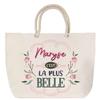 Beach Bag - PLANETEE - The Most Beautiful Maryse - Large Size - Rope Handle - Printed In France