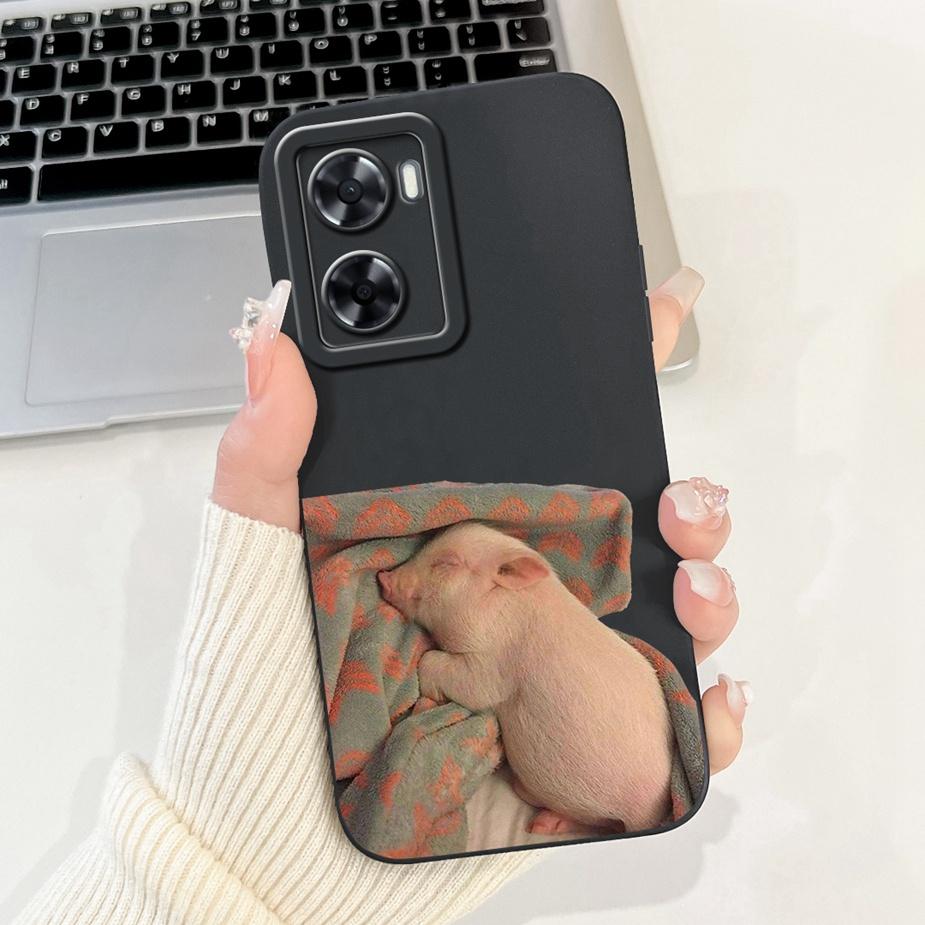 For Oppo A57 4G Case Oppo A57s CPH2385 Cute Funny Cartoon Cover Soft TPU Phone Case For Oppo A77 4G Oppo A77s Fundas 6.56'' Capa