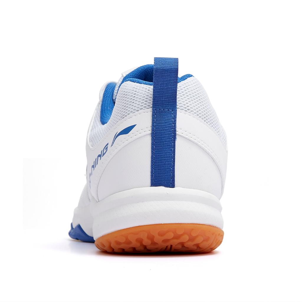 Li Ning Ace Rutschfest Abriebfest Niedrig geschnittene Badminton-Schuhe Unisex Weiß AYTQ027-6
