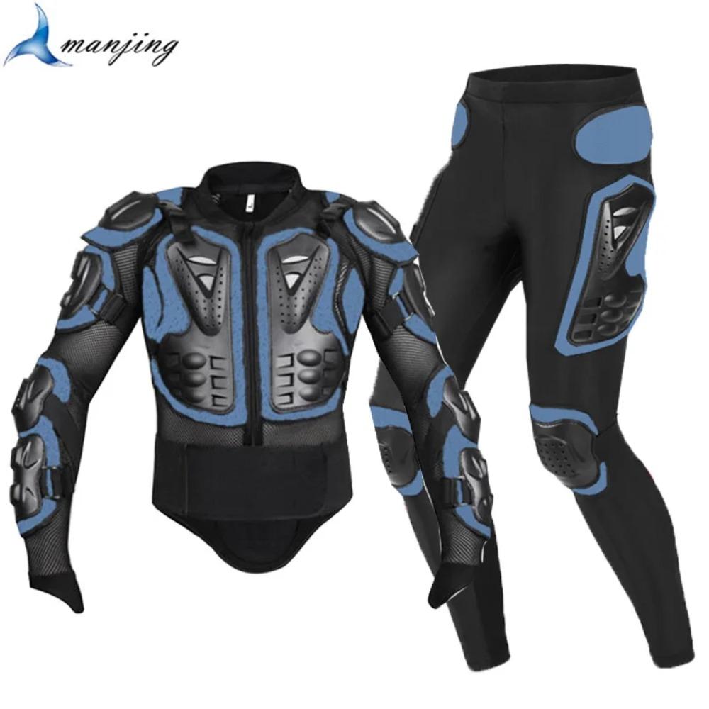 Newest Motorcycle Body Armor Clothing Net Clothes Blue Red Motorbike Jacket Protection Summer ATV OFF ROAD Motocross Safty Guard