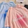 Süßes Kurzarm-T-Shirt im japanischen Soft Girl-Stil, lockerer koreanischer Stil für trendige Studenten
