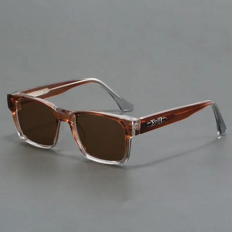 Trendy Square UV400 Sunglasses for Travel Stage Performances Walk The Show Ultraviolet Protection Fashion Glasses