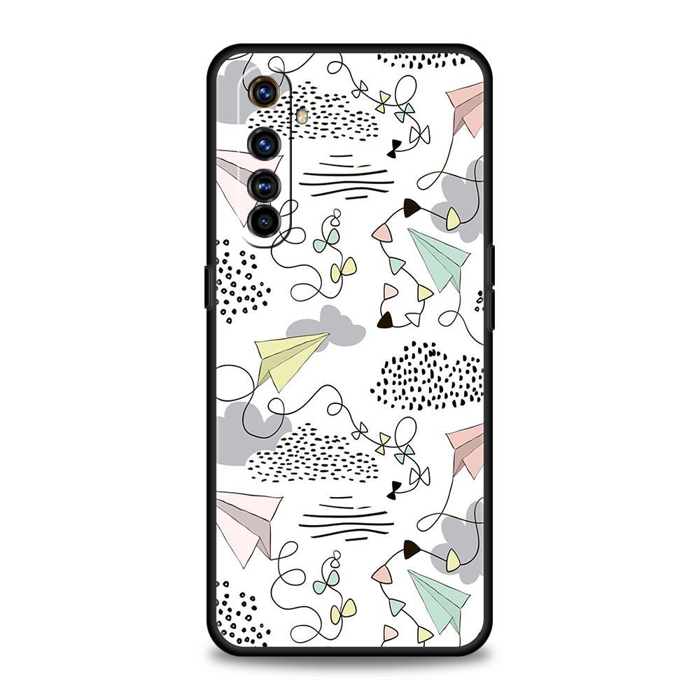 For Realme 10 9 8 5G 7 6 GT2 Pro Plus 9i 8i C21 C11 C25 C35 Airplane World Map Travel Phone Case For Realme GT Neo 2 3 3T Cover
