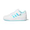 adidas Originals FORUM Iridescent Low Top Skateboard Shoes White Blue Children Aged 3 7 Years Old GZ8846