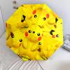 Pikachu Pokémon Pattern, Automatic Folding Umbrella, Portable and Foldable Design, 8 Ribs, a Christmas or Birthday Gift.