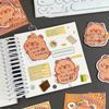 30 Sheets/Pack Sticky Capybara Special-shaped Sticky Note Cute Memo Pad School Supplies