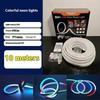 5V Rgbic Neon LED Szalagfények Neon Kötélfény Zene Szinkronnal DIY Rgbic Dreamcolor Üldöző Szalag Szalag Otthoni Dekor Világításhoz
