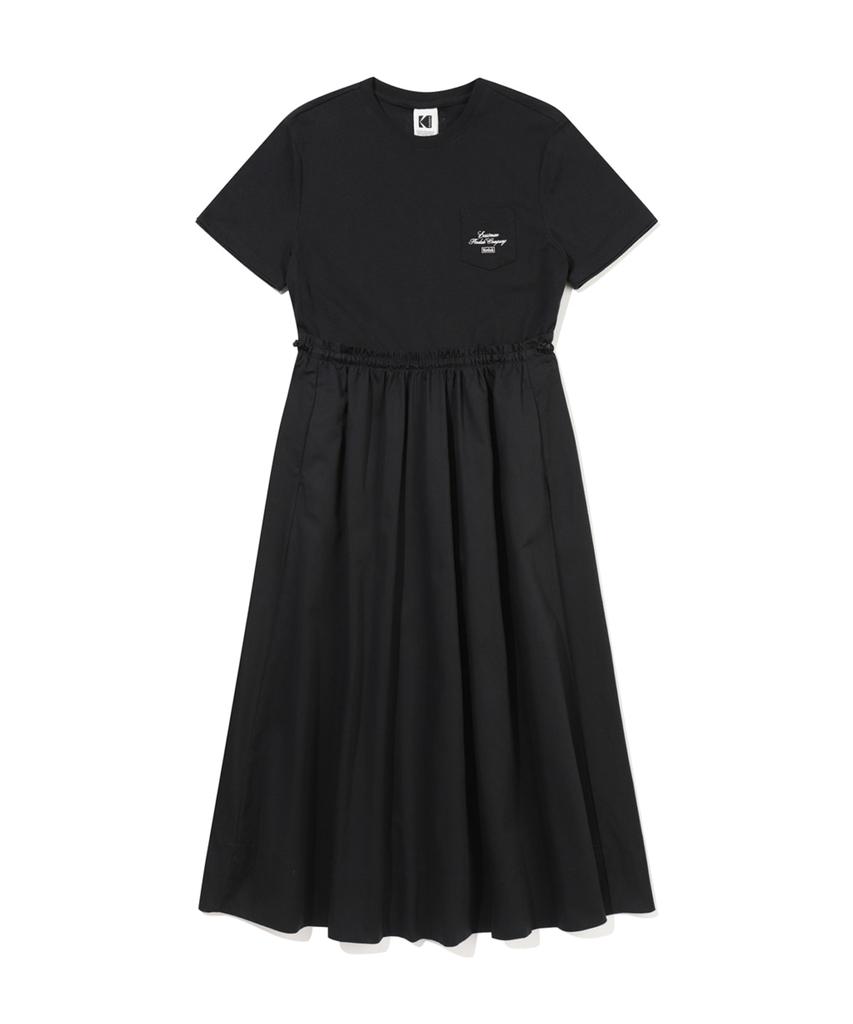 Kodak Company Hybrid Short Sleeve Dress Black