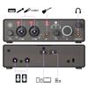 Yamaha UR22MK3 B USB 2.0 Audio Interface, 24-bit/192kHz, 2-in/2-out, Loopback Function, for Music Production, Recording, and Streaming, Black