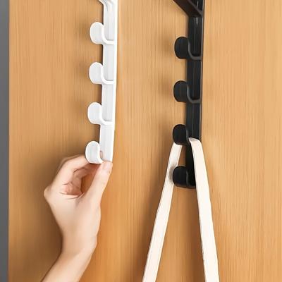 1 Stuks Slaapkamer Deurhanger Kleding Ophangrek Over De Deur Plastic Huis Opslag Organisatie Haken Portemonnee Houder voor Tassen Rails