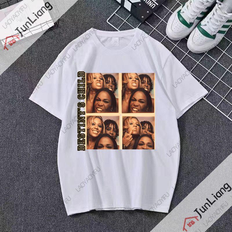 Camiseta Destiny's Child ropa con gráficos tops de verano camisetas para hombre moda casual relajada streetwear para hombres y mujeres