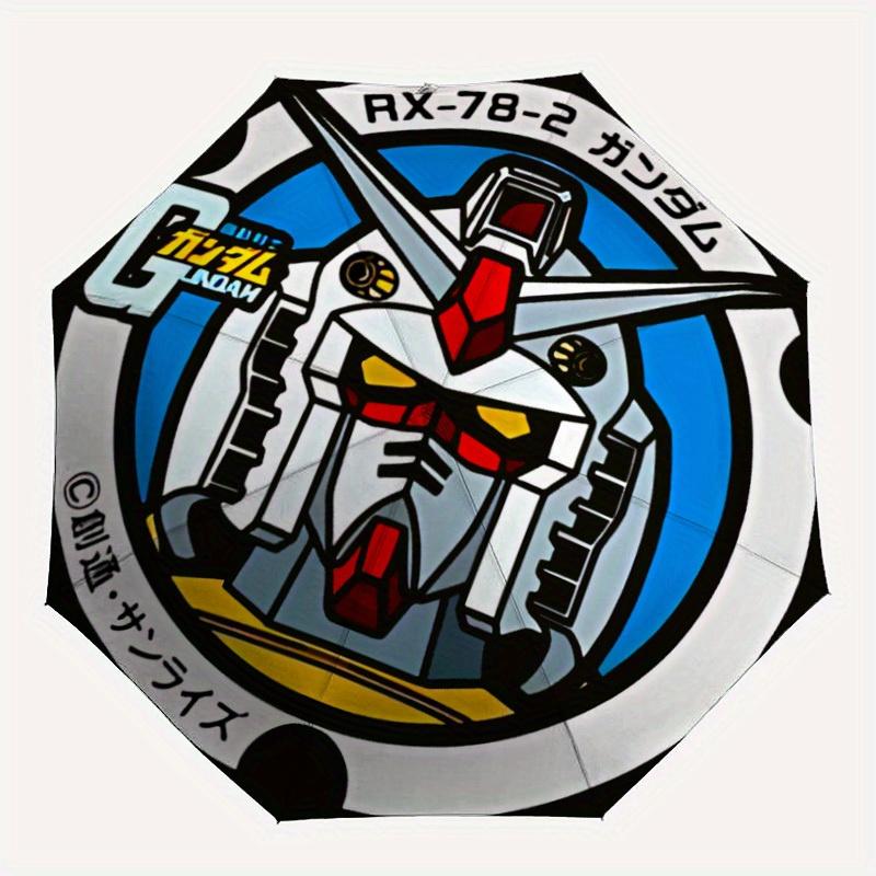 Gundam Robot Automatic Open/close Umbrella, Heavy-Duty Iron Frame, Folding Portable Design, Travel, Everyday Use 175