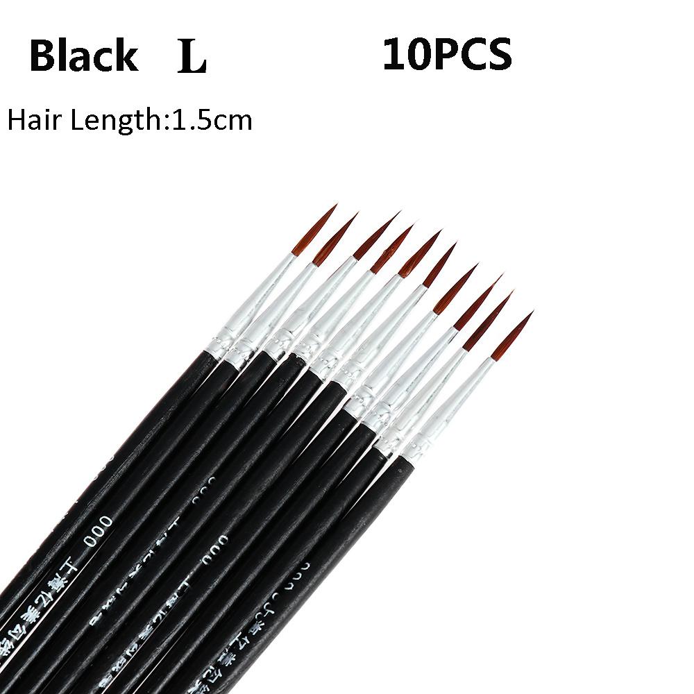 10/20pcs Thin Nylon Hand Painted Hook Line Pen Paint Painting Brush Drawing