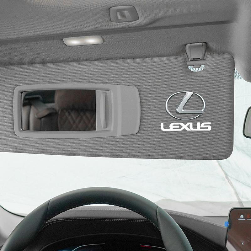 Car Metal Emblem Wiper Stickers Reflective Decor Decals For Lexus IS ES GS LS UX NX RX