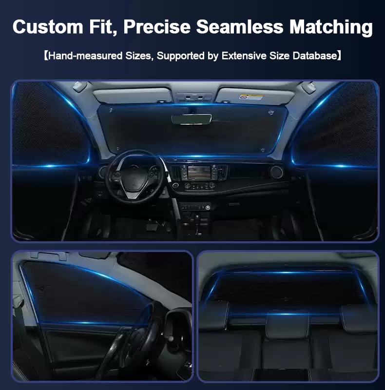 Car Sun Visors For Wuling Cloud EV Accessories Baojun Yunduo 2023 2024 2025 Aluminum Foil Full Windshield Window Sunshades Cover