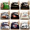 Sports Bedding Set, Rugby Duvet Cover Pillowcases 2/3pcs, Athlete Boy Bed Cover Gift, Home Textile Quick Drying Fabric