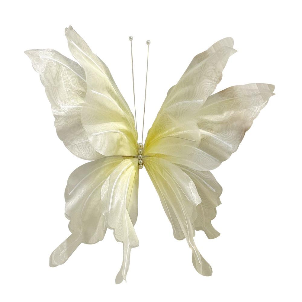 Large Size Simulated Butterfly Silk Material Giant Size Artificial Butterfly 3D Design Finished Products Fake Butterfly