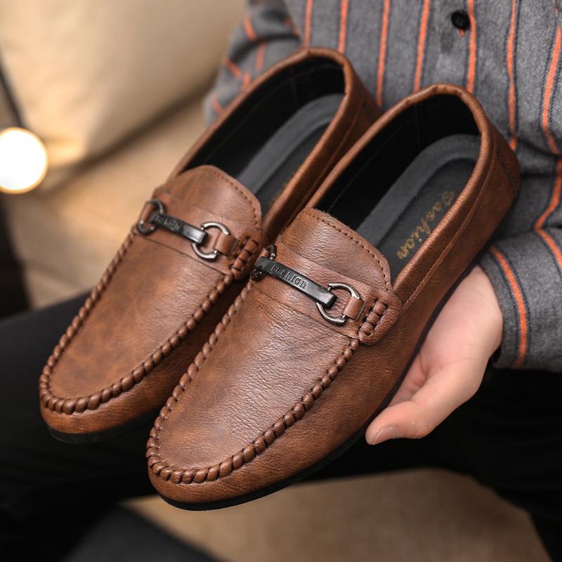 Mocassini Scarpe Uomo Clasicc Comodo Uomo Mocassino Piatto Scarpe Moda Uomo Slip-on Scarpe da Barca per Uomo Scarpe Casual Scarpe da Guida Uomo