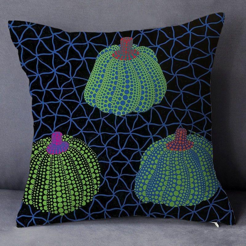 Japanese Yayoi Kusama Wave Point Pumpkin Home Decor Cushion Pillow Case Cover Hotel Bar Office Car Art Pillowcase