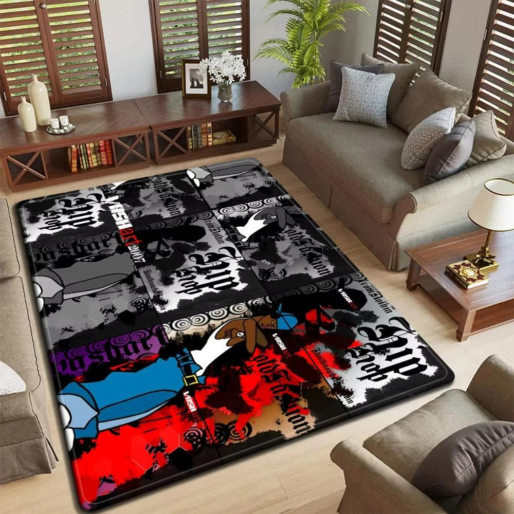 Band Logo Muziek Rock and Roll Patroon Tapijt voor Woonkamer Slaapkamer Antislip Zacht Vloerkleed Keuken Vloermat Entree Deurmat