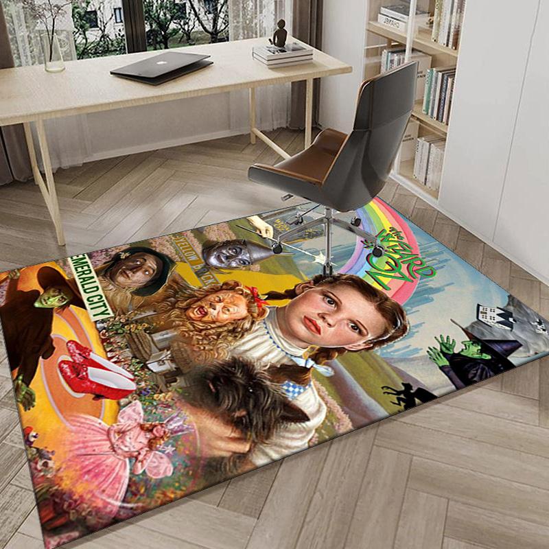 Wonderful Wizard Adventure Carpet, Chair Rug,Rug for Office Bedroom living rooms, Doormat decor Fan Gift Christmas Gift