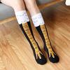 Women Chicken Foot Socks Leg/Knee Socks 3D Chicken Sock Performance Stockings