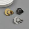 Hollow Out Sun Moon Brooch Stainless Steel Material Manufacturer Direct Sales Men's Shirt Cufflink Accessories