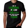 Cerebral Palsy Cp Awareness Tired Warrior Survivor T-Shirt Anti-Wrinkle Short Sleeve T-Shirt