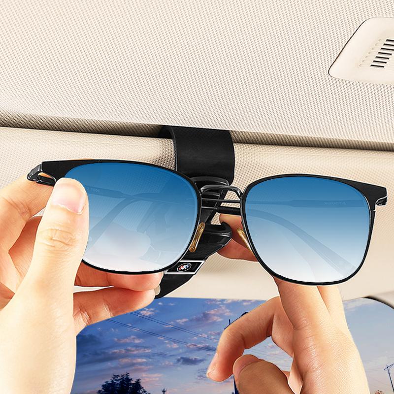 1 vnt. automobilio saulės skydelio akinių dėžutė Universalus saulės akinių spaustukas kortelei Buick Verano Velite Lesabre Riviera Avenir GL6 GL8 Envision Excelle