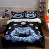 Meditative astronaut artwork Bedding Duvet cover sets Duvet covers Pillowcases gifts (1 * Duvet Cover 2 * Pillowcases, without duvet insert)