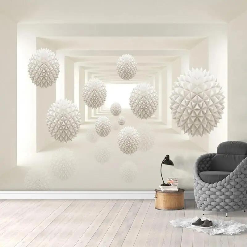 Moderne Abstrakte Tapete Geometrisch 3d Kreativer Raum Fototapete Wohnzimmer Schlafzimmer Wandbild