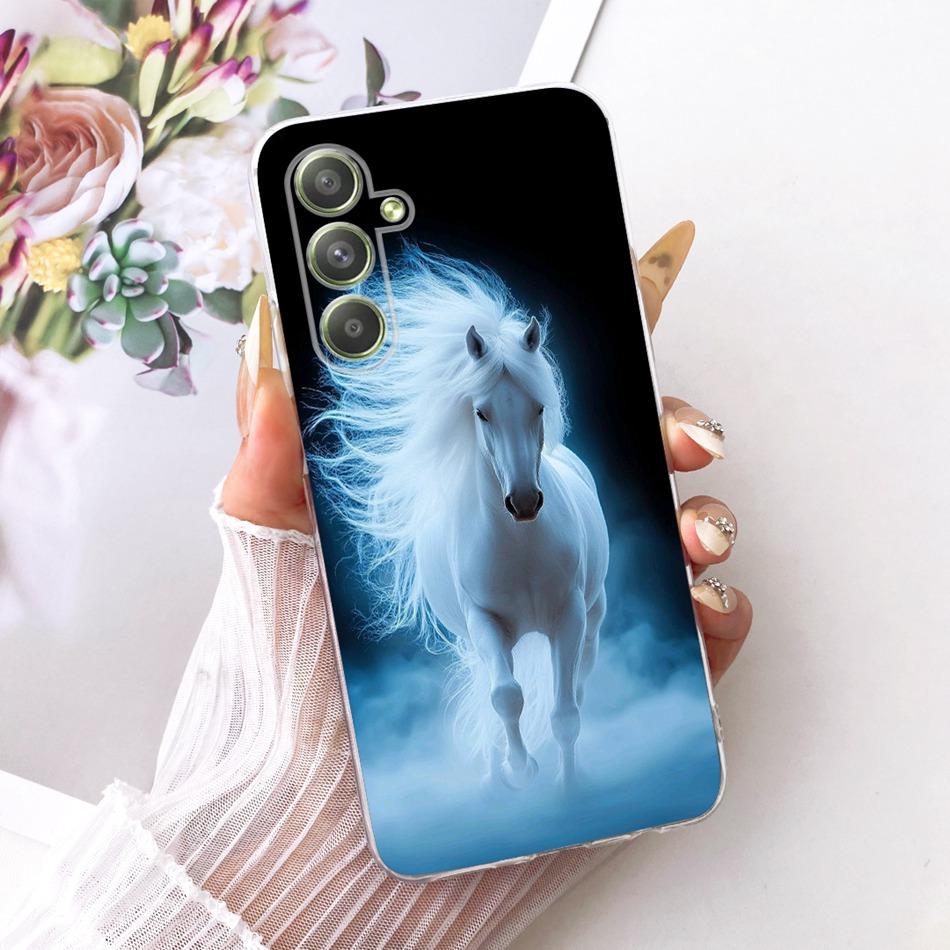 For Samsung Galaxy A54 Cool Dragon Tiger Pattern Phone Case For Samsung A54 5G SM-A546B Soft Silicone TPU Cases