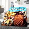 Customiz Name Personality Ice Age Dawn of the Dinosaurs  Blanket Soft &Warm Sofa Office Bed Travel Lunch Break Blanket, Gift Suitable All Seasons