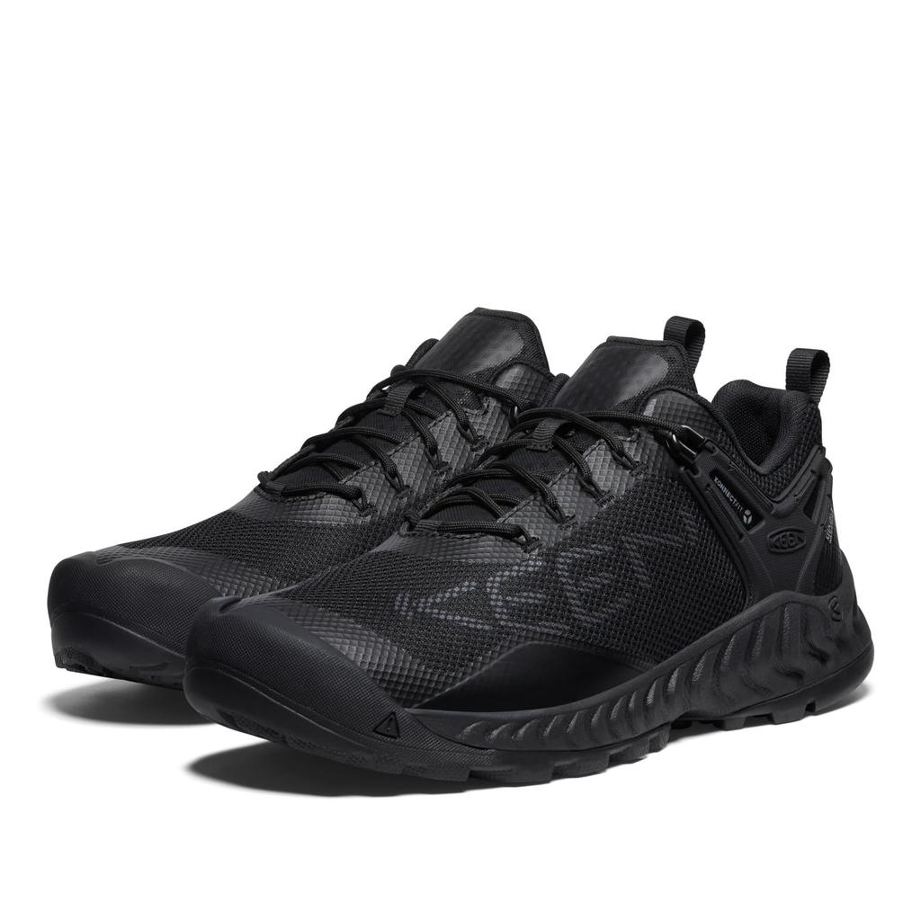 Keen Trekking Shoes NXIS EVO WP Nexis Evo Waterproof Men's Triple Black 26.5 Cm