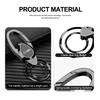 DROQ8 Car KeyChain Keyring Key Holder Emblem Auto Accessories For Skoda Fabia 1 2 Octavia A7 RS Superb Rapid Yeti Karoq Vision
