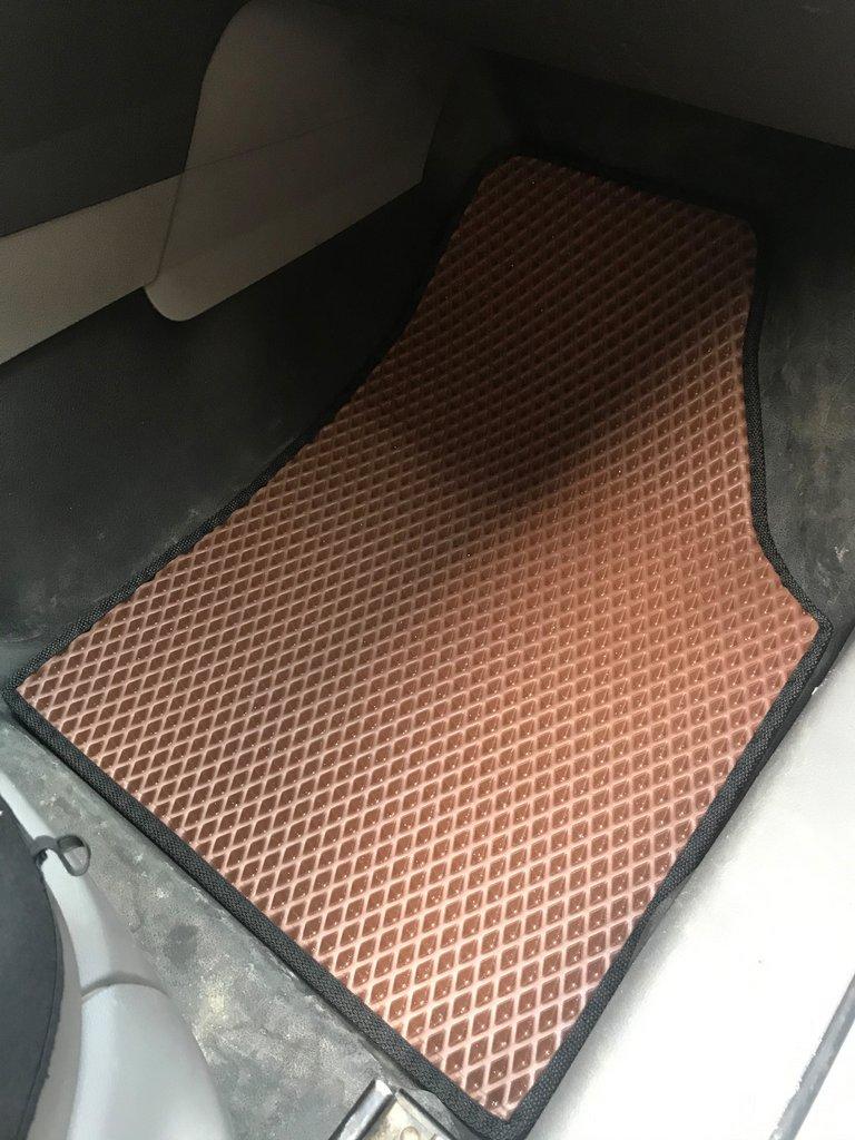 EVA Mats (brick) 5 Pcs, Front and Rear (for MAXI, 2 Sliding Doors) for Volkswagen Caddy 2004-2010