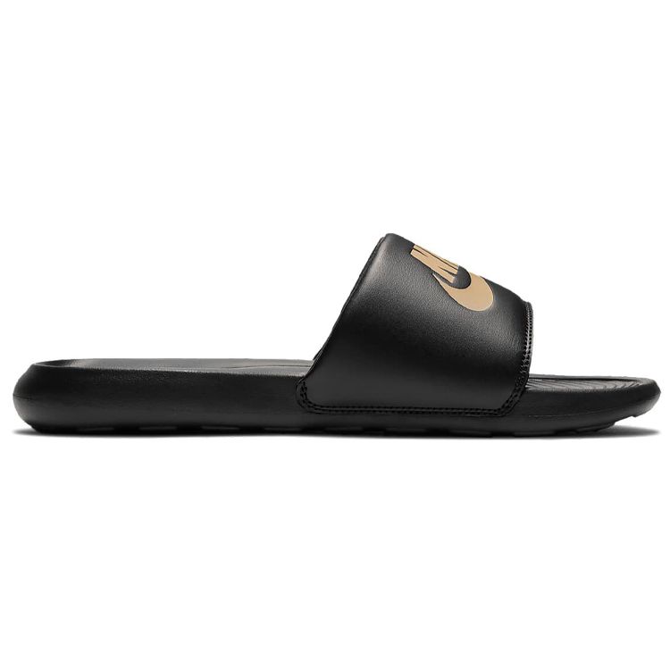 Nike Victori One Slide Black Metallic Gold CN9675-006