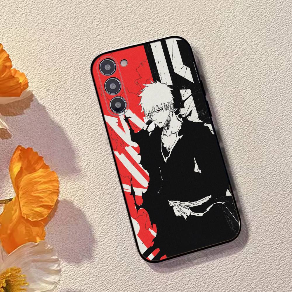 B-Bleachs Kurosaki Ichigo Phone Case Silicone Soft For Samsung Galaxy A73,A72,A71,A70,A53,A52,A51